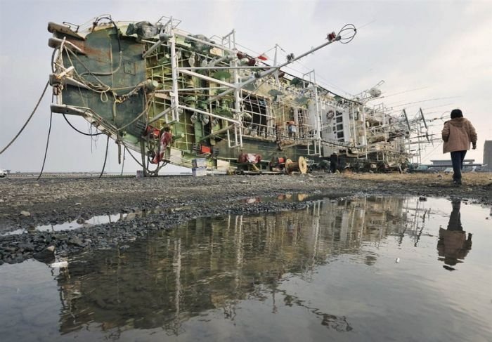 2011 Sendai earthquake and tsunami, Tōhoku region, Pacific Ocean