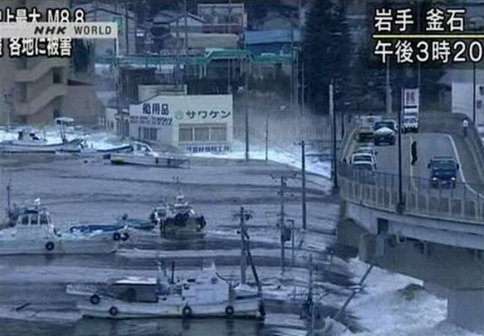 2011 Sendai earthquake and tsunami, Tōhoku region, Pacific Ocean