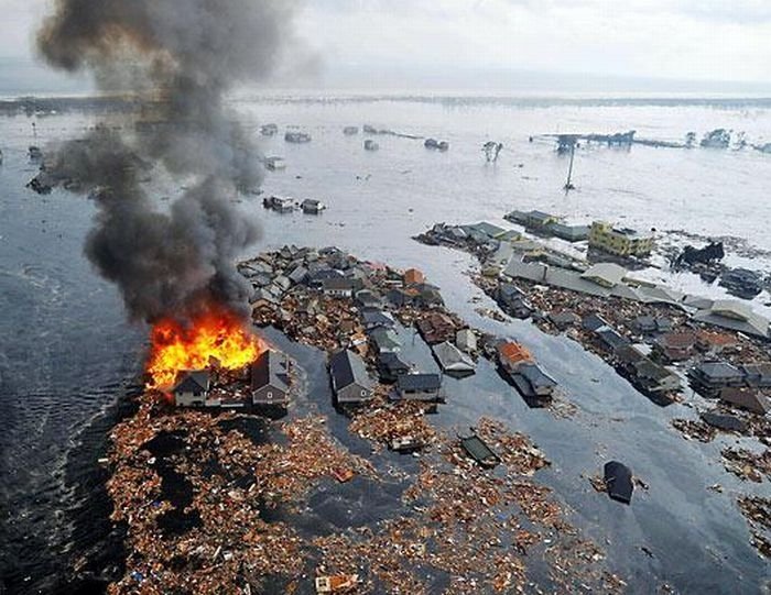 2011 Sendai earthquake and tsunami, Tōhoku region, Pacific Ocean