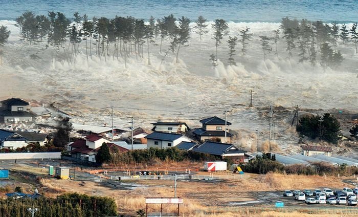 2011 Sendai earthquake and tsunami, Tōhoku region, Pacific Ocean