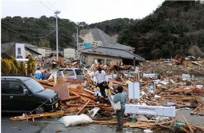 2011 Sendai earthquake and tsunami, Tōhoku region, Pacific Ocean