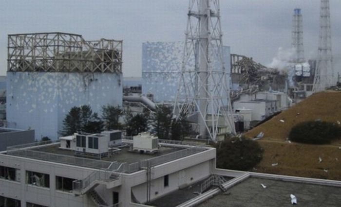 Damaged Fukushima I nuclear power plant, Okuma, Futaba District, Fukushima Prefecture, Japan