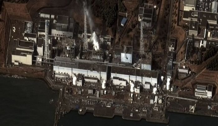 Damaged Fukushima I nuclear power plant, Okuma, Futaba District, Fukushima Prefecture, Japan