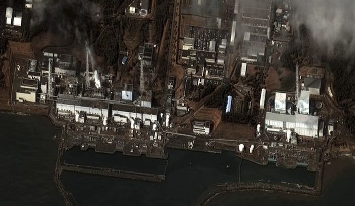 Damaged Fukushima I nuclear power plant, Okuma, Futaba District, Fukushima Prefecture, Japan