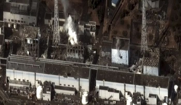 Damaged Fukushima I nuclear power plant, Okuma, Futaba District, Fukushima Prefecture, Japan