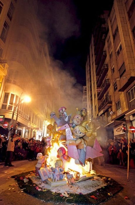 Saint Joseph's day, Valencia, Spain