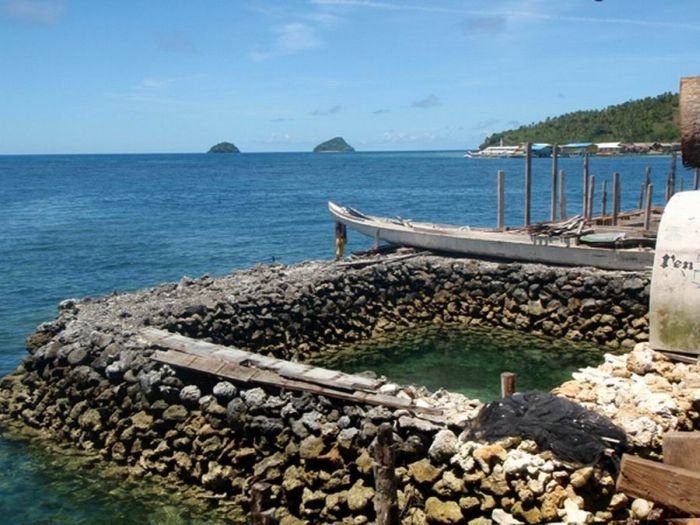 Village in the ocean, Philippines