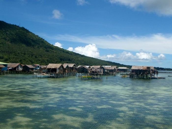 Village in the ocean, Philippines