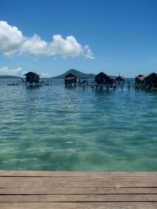 Village in the ocean, Philippines