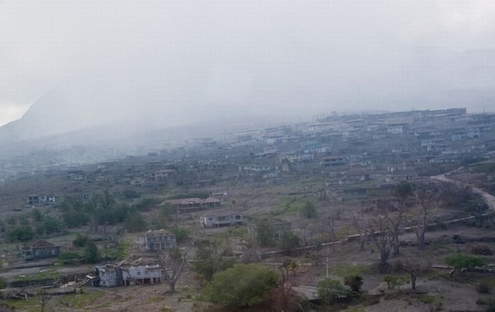 Photos of exclusion zone, Montserrat, Leeward Islands, Caribbean Sea