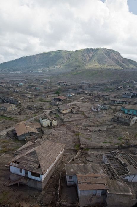 Photos of exclusion zone, Montserrat, Leeward Islands, Caribbean Sea