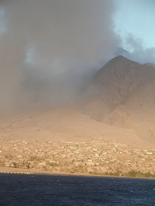 Photos of exclusion zone, Montserrat, Leeward Islands, Caribbean Sea