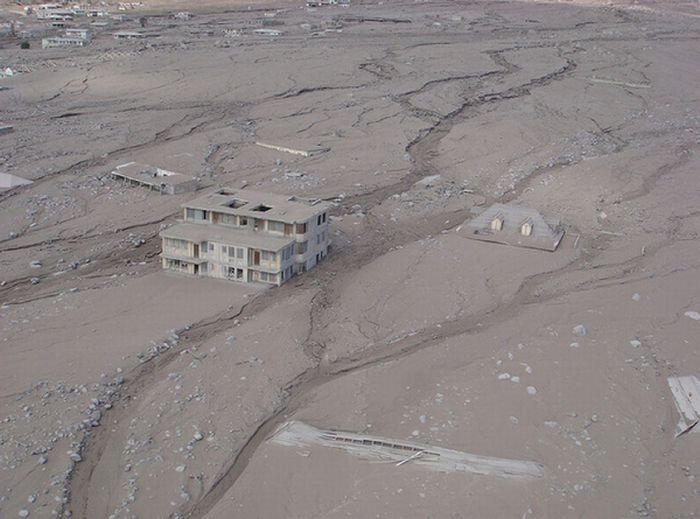 Photos of exclusion zone, Montserrat, Leeward Islands, Caribbean Sea