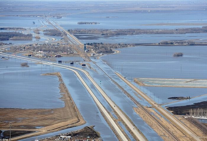 2011 Red River Flood, North Dakota, Minnesota, United States