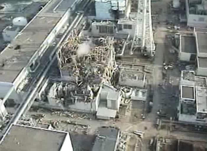 Inside Fukushima I (Dai-Ichi), nuclear power plant, Japan