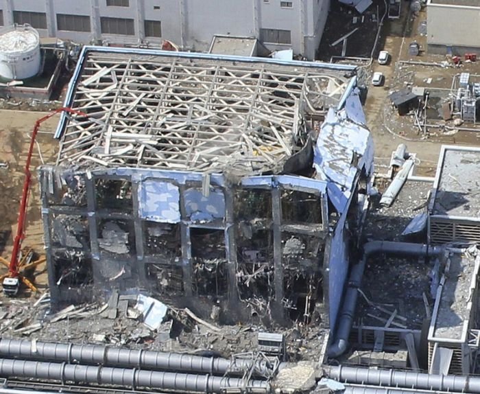 Inside Fukushima I (Dai-Ichi), nuclear power plant, Japan