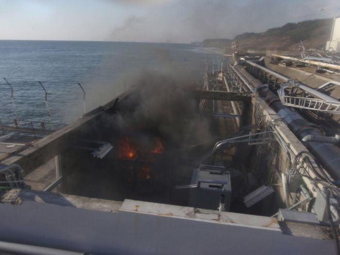 Inside Fukushima I (Dai-Ichi), nuclear power plant, Japan