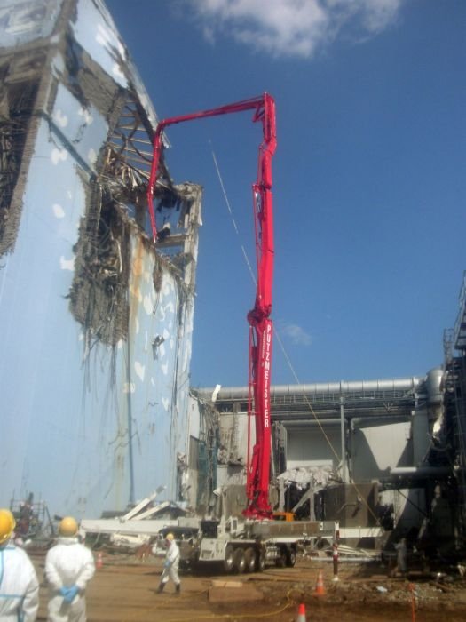 Inside Fukushima I (Dai-Ichi), nuclear power plant, Japan