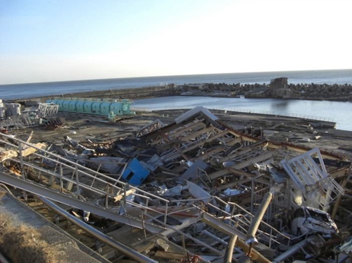 Inside Fukushima I (Dai-Ichi), nuclear power plant, Japan