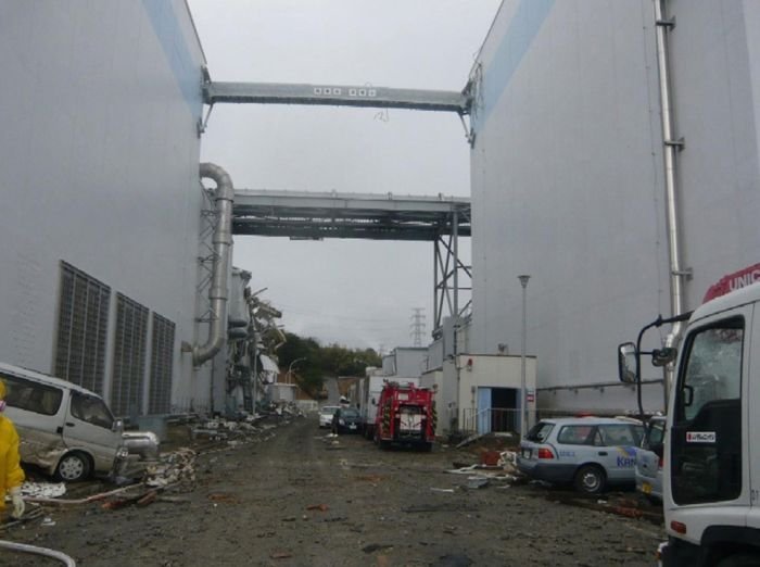 Inside Fukushima I (Dai-Ichi), nuclear power plant, Japan