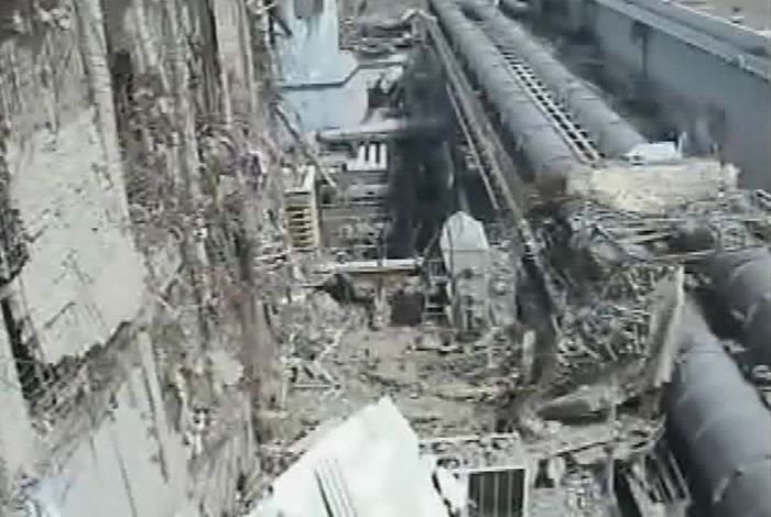 Inside Fukushima I (Dai-Ichi), nuclear power plant, Japan