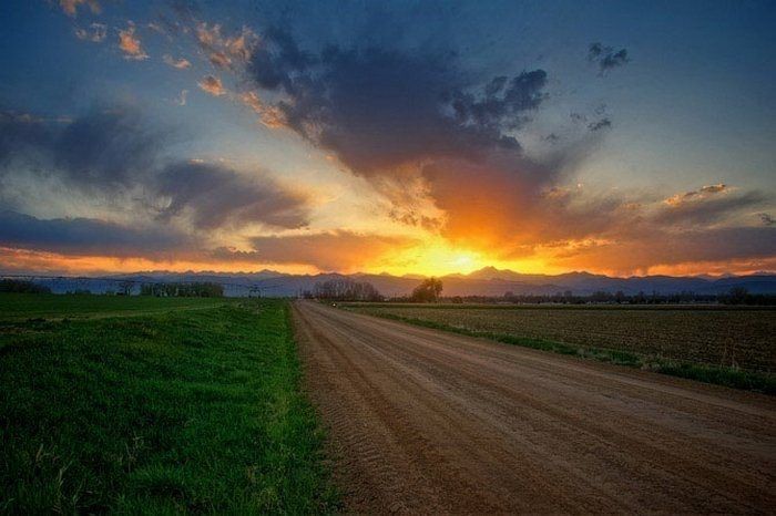 sunrise and sunset landscape photography
