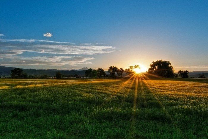 sunrise and sunset landscape photography