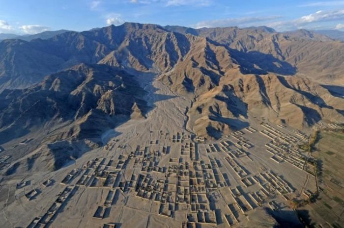Bird's-eye view of Afghanistan