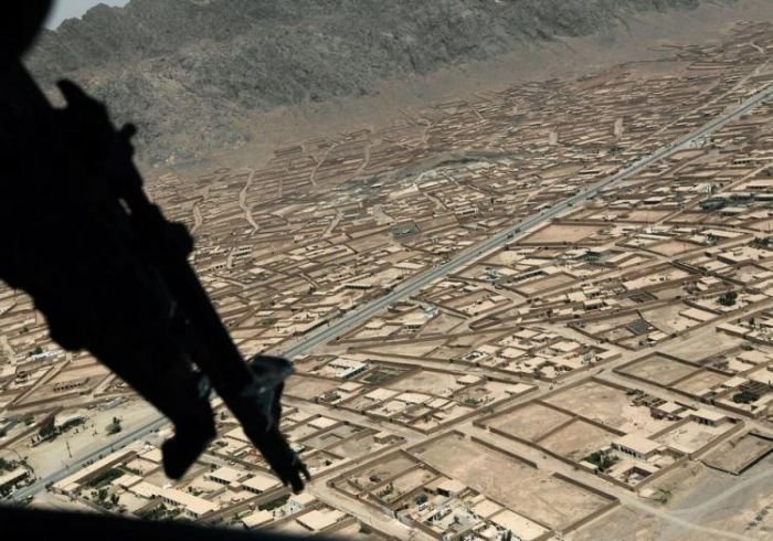 Bird's-eye view of Afghanistan