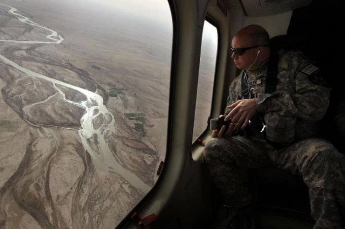 Bird's-eye view of Afghanistan