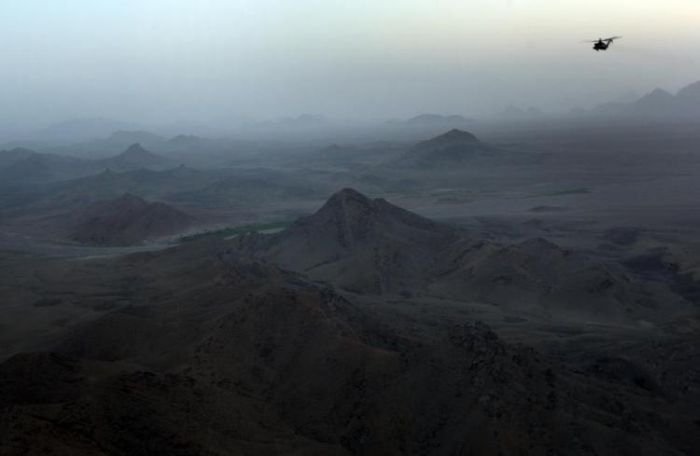 Bird's-eye view of Afghanistan