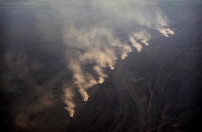 Bird's-eye view of Afghanistan