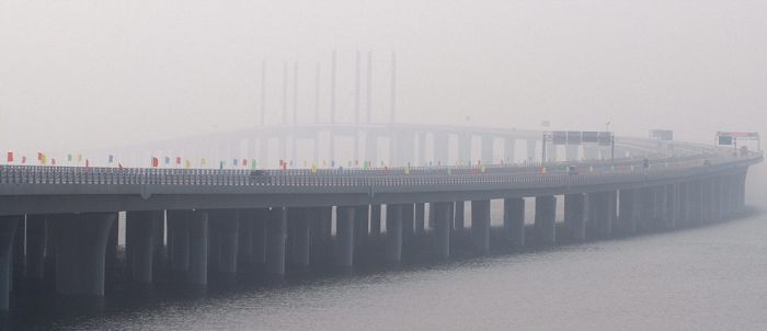 Jiaozhou Bay Bridge, Qingdao, Shandong province, China