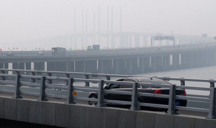 Jiaozhou Bay Bridge, Qingdao, Shandong province, China