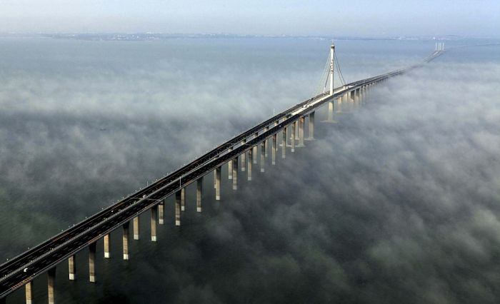 Jiaozhou Bay Bridge, Qingdao, Shandong province, China