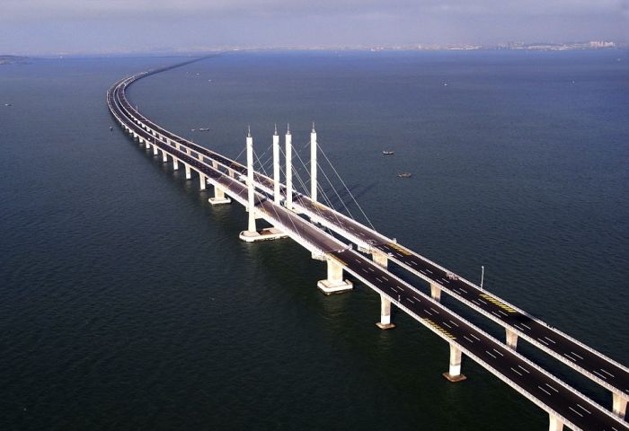 Jiaozhou Bay Bridge, Qingdao, Shandong province, China