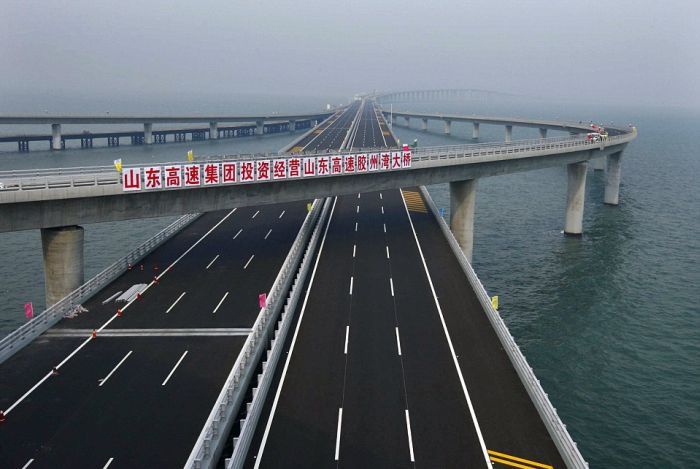 Jiaozhou Bay Bridge, Qingdao, Shandong province, China