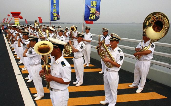 Jiaozhou Bay Bridge, Qingdao, Shandong province, China