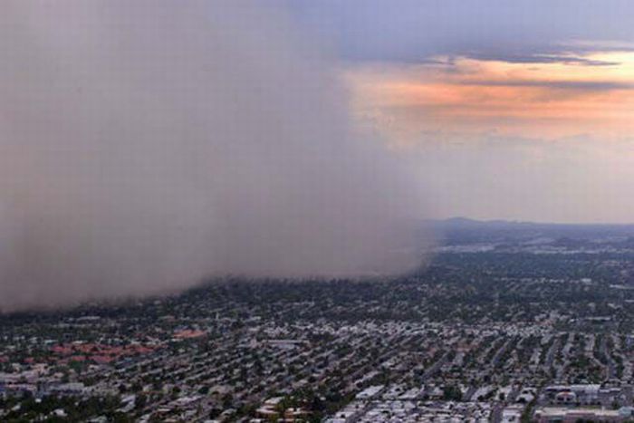 Dust storm 2011, Phoenix, Arizona