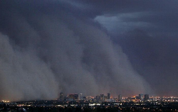 Dust storm 2011, Phoenix, Arizona