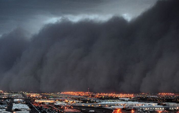 Dust storm 2011, Phoenix, Arizona