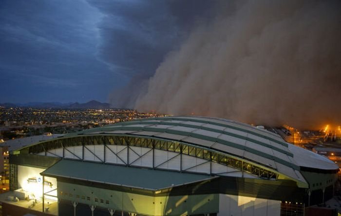 Dust storm 2011, Phoenix, Arizona