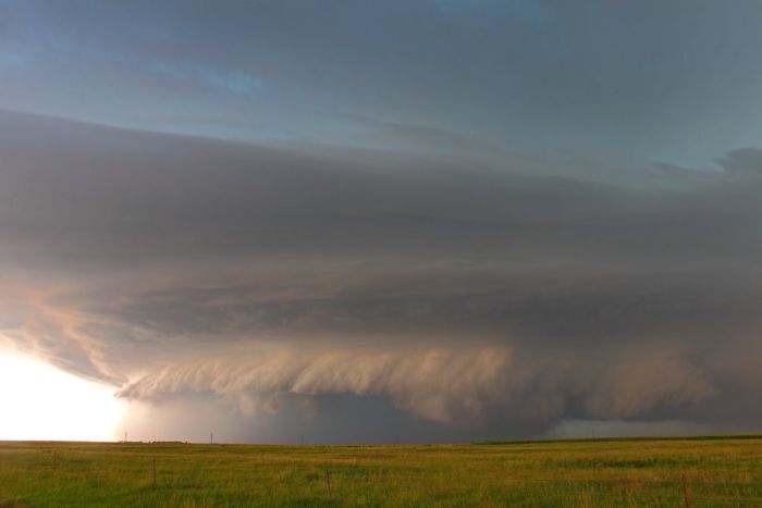 clouds formation before the storm