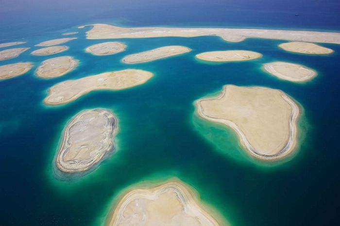 Palm Islands artificial archipelago, Dubai, United Arab Emirates