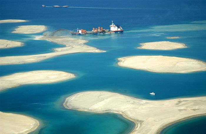 Palm Islands artificial archipelago, Dubai, United Arab Emirates