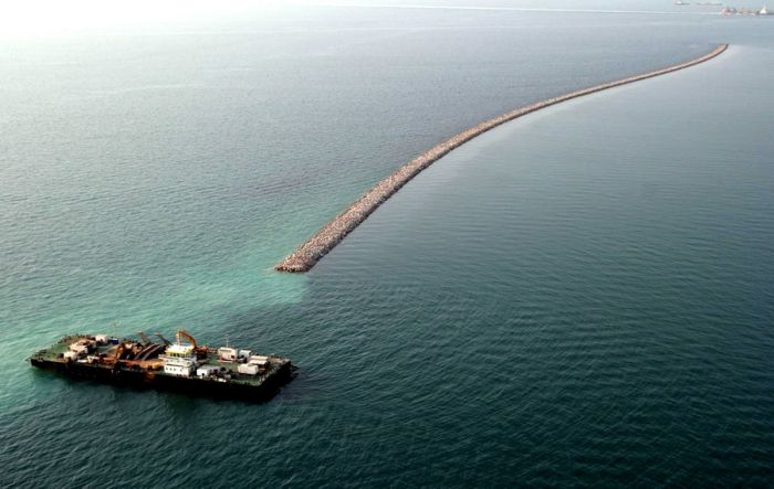 Palm Islands artificial archipelago, Dubai, United Arab Emirates