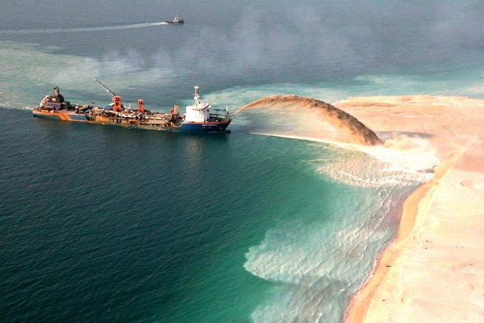 Palm Islands artificial archipelago, Dubai, United Arab Emirates