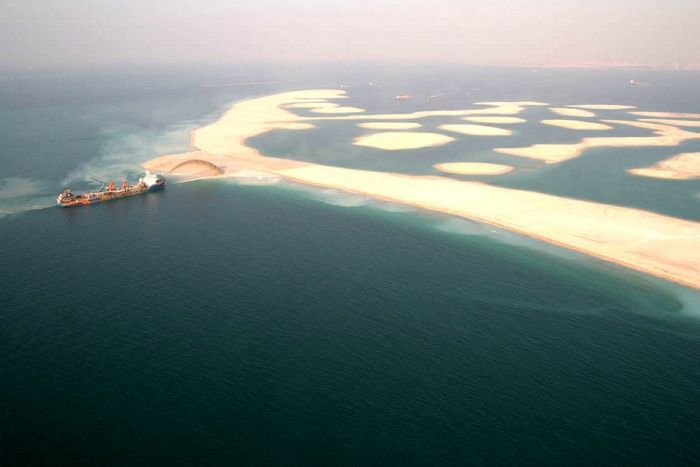 Palm Islands artificial archipelago, Dubai, United Arab Emirates