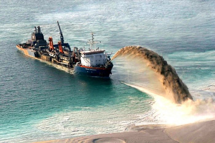 Palm Islands artificial archipelago, Dubai, United Arab Emirates