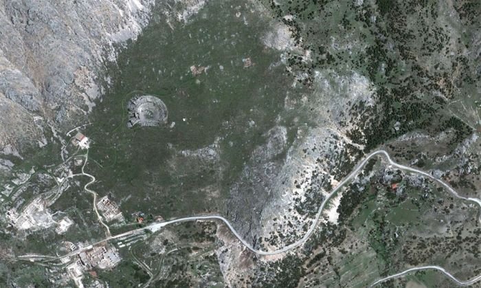 Interesting places on Google Earth